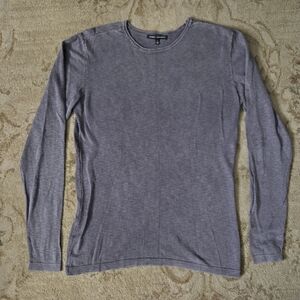 Robert Barakett Gray Long Sleeve Tee Large